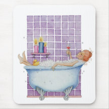 Bathtub Joy Mousepad