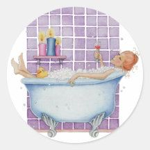 Bathtub Joy Sticker