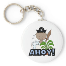 Bathtub Pirates - African American Boy keychains
