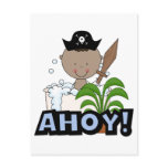 Bathtub Pirates - African American Boy Postcards