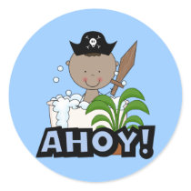 Bathtub Pirates - African American Boy stickers