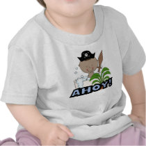 Bathtub Pirates - African American Boy t-shirts