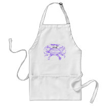 Batik Blue Crab Aprons