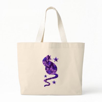 Batik Cat Canvas Bag by Jaenne