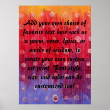 Batik Dots Background to Customise Posters