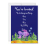 Batik Fishy Invitation