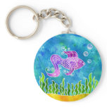 Batik Fishy Keychain