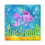 Batik Fishy Magnet