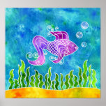 Batik Fishy Print