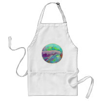 Batik Humpback Whale Art Apron