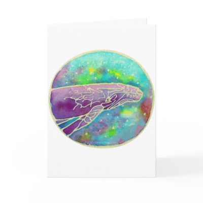 Batik Humpback Whale Art by alinaspencil