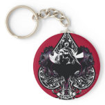 Batman Ace of Spaces Gothic Crest Keychains