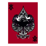Batman Ace of Spaces Gothic Crest Poster