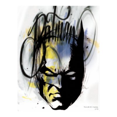 Batman Airbrush Portrait Print by batman