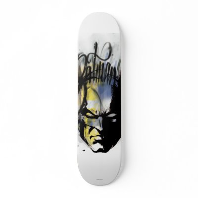 Batman Airbrush Portrait Custom Skateboard by batman