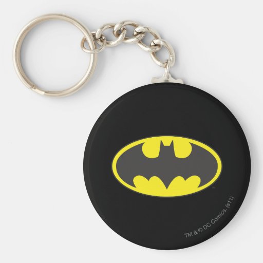 Batman Bat Logo Oval Key Chains