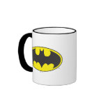 Batman Bat Logo Oval Coffee Mug