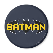 Batman Black and Yellow Logo Magnets