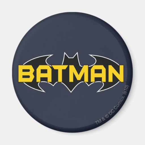 Batman Black and Yellow Logo Magnets