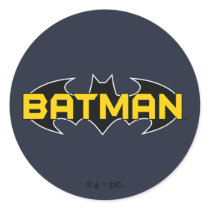 Batman Black and Yellow Logo Sticker
