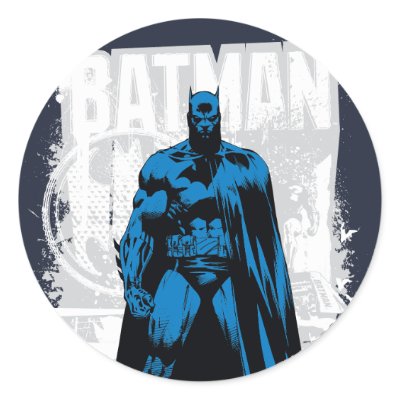 Batman Comic - Vintage Full View Sticker by batman