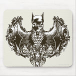 Batman Cowl and Skull Crest Mouse Pad