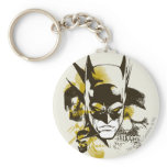 Batman Cowl and Skulls Keychain