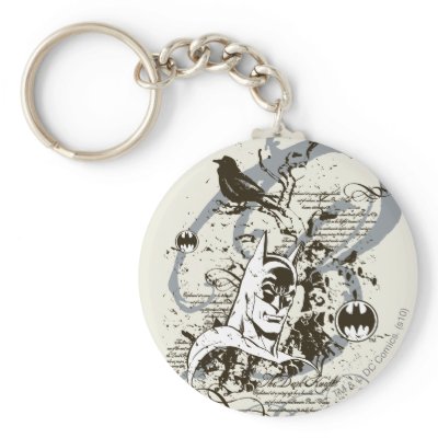 Batman Dark Knight Manuscript Montage Keychains by batman