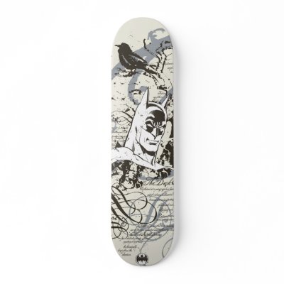 Batman Dark Knight Manuscript Montage Skate Board Decks by batman