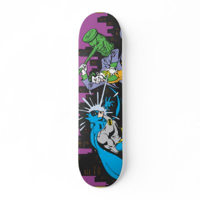 Batman Fights Joker Skateboard Decks by batman