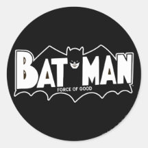 Batman - Force of Good 60s Logo Round Sticker