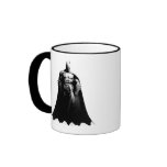 Batman Front View B/W Coffee Mugs
