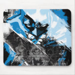 Batman Future Cityscape Montage mousepads