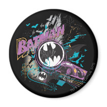 Batman Gotham Skyline Sketch Refrigerator Magnets