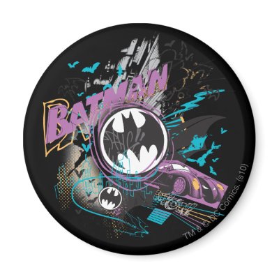 Batman Gotham Skyline Sketch Refrigerator Magnets by batman