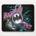 Batman Gotham Skyline Sketch mousepads