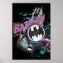 Batman Gotham Skyline Sketch Poster
