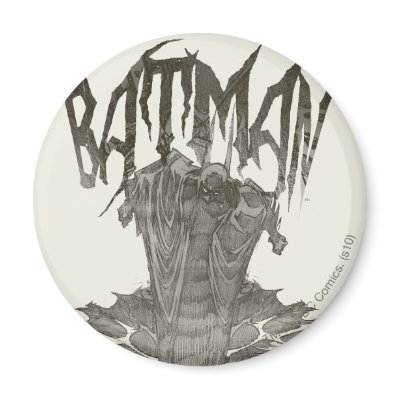 Batman Graphic Novel Pencil Sketch 2 Fridge Magnet by batman
