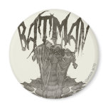 Batman Graphic Novel Pencil Sketch 2 magnets