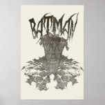 Batman Graphic Novel Pencil Sketch 2 posters
