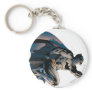 Batman Leaping Side View Keychain