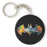 Batman Logo Neon/80s Graffiti Keychains