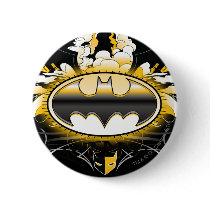 Batman Logo with Cars Button