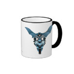 Batman on bike with cape mug