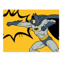 Batman Punch Post Cards