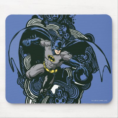 Batman Skulls/Ink Doodle 2 Mousepads by batman