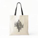 Batman Standing Drawing Canvas Bags