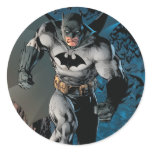 Batman Stride Round Sticker