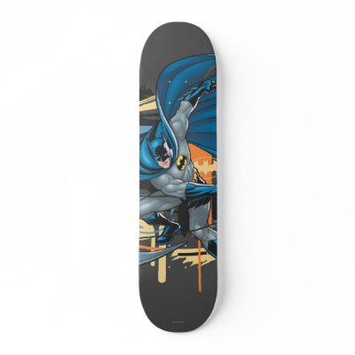 Batman Throw Skate Board Deck by batman