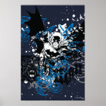 Batman with Knotwork Collage Print
